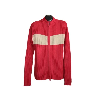 Мужская красная кофта на молнии WE, L