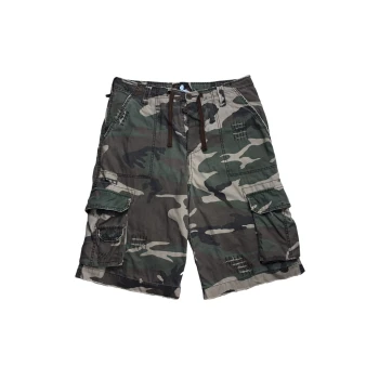 Шорты карго мужские камуфляж BURTON W 32
