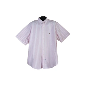 Тенниска мужская розовая в полоску POLO by RALPH LAUREN, 3XL