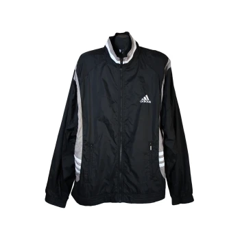 Мастерка спортивная мужская черная ADIDAS, XXL