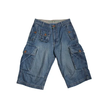 Детские длинные джинсовые шорты C & A на мальчика 12-16 лет