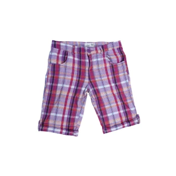 Женские льняные бриджи с клетку OLD NAVY, S