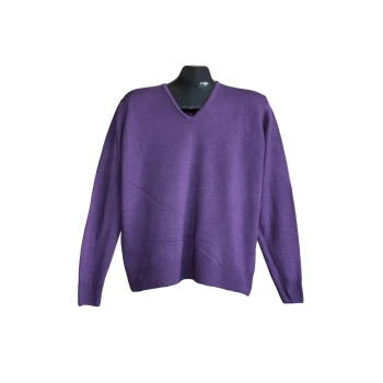 Свитер шерстяной фиолетовый женский MARKS & SPENCER, XL