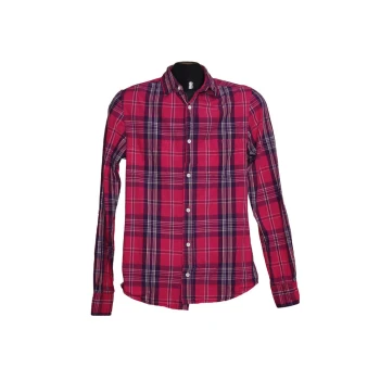 Детская красная рубашка в клетку TOPMAN для мальчика 8-11 лет