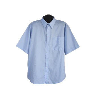 Рубашка мужская голубая BLUE, XXL