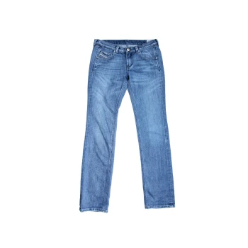 Женские голубые узкие джинсы DIESEL, М