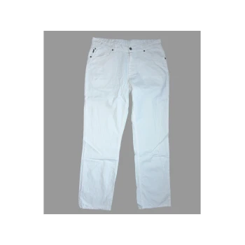 Брюки мужские белые льняные ANGELO LITRICO W 36 L 36