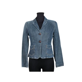 Женская синяя джинсовая куртка GAP, S