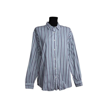 Женская серая рубашка в полоску BENETTON, XXXL