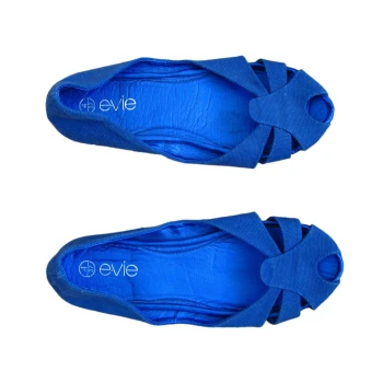 Женские синие балетки E-VIE 35 размер