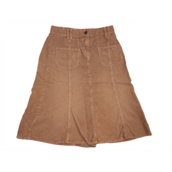 Женская вельветовая юбка трапеция BENETTON, XXS