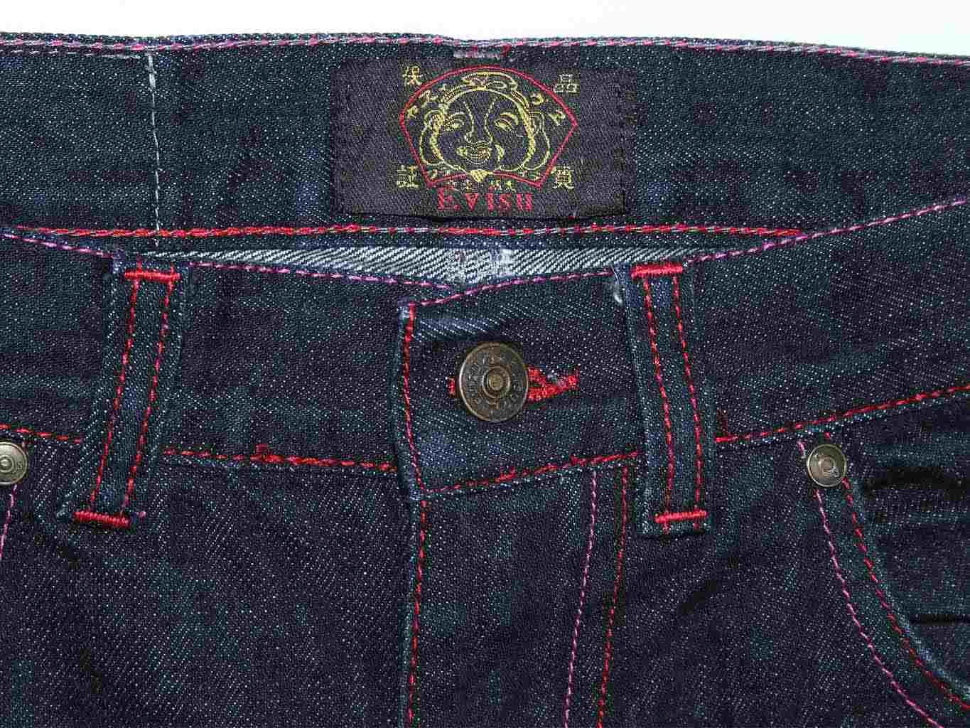 ᐈ Б У - Джинсы японские мужские - W34 L32 - EVISU, цена 5499