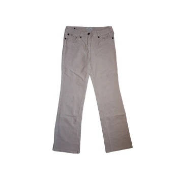 Женские бежевые вельветовые брюки TOM TAILOR, S