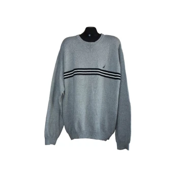 Джемпер мужской серый из хлопка NAUTICA, XL