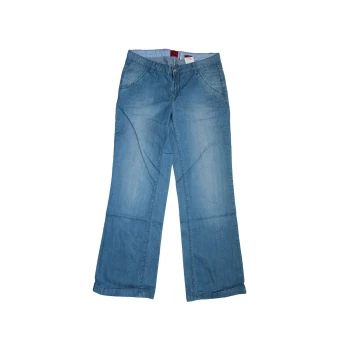 Женские голубые широкие джинсы VERO MODA, М