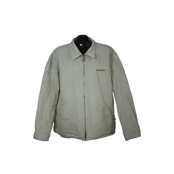 Мужская серая джинсовая куртка на молнии QUIKSILVER, XL