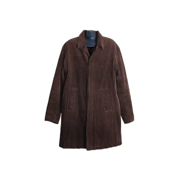 Мужское вельветовое демисезонное пальто SOLID MEN, XL