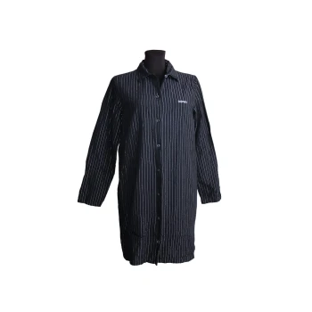 Женская черная туника в полоску ESPRIT, S