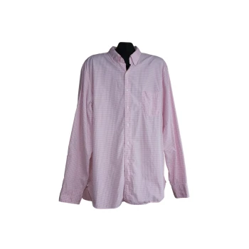Мужская розовая рубашка в клетку J.CREW, XL 