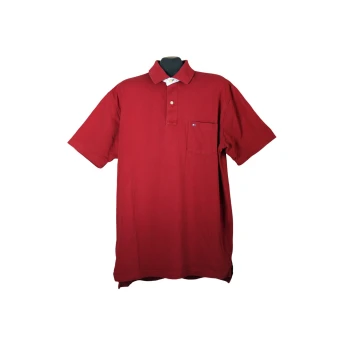 Мужское красное поло TOMMY HILFIGER, XL