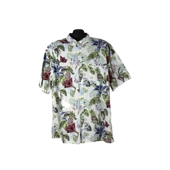 Мужская рубашка гавайка H&M, XL 