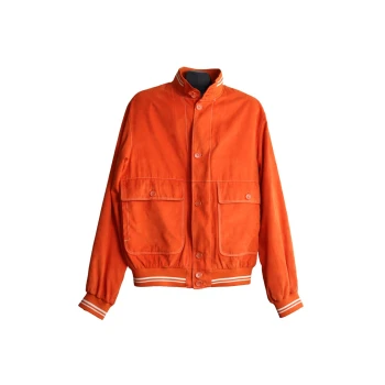 Мужская оранжевая куртка весна осень MILESTONE, L