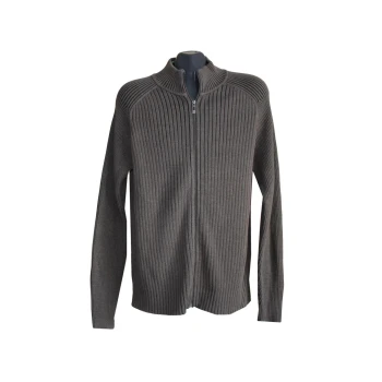 Мужская кофта цвета хаки на молнии DKNY, М