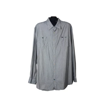 Мужская серая рубашка HAMPTON, 3XL   
