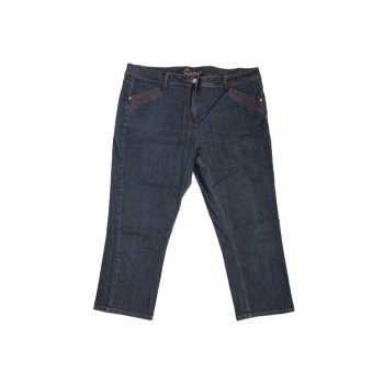 Женские джинсовые бриджи CROP, XXXL