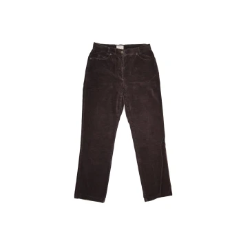 Женские коричневые велюровые брюки BRAX, М