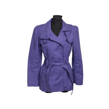 Женское фиолетовое пальто весна осень OASIS, S