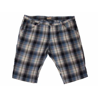 Мужские шорты в клетку большого размера PIONEER W 44     