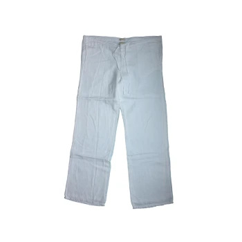 Женские белые льняные брюки GAP, XXL