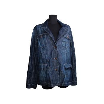 Женская синяя джинсовая куртка DENIM BY WISSMACH, L