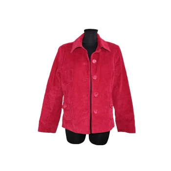 Женская красная вельветовая куртка BLUE MOTION, L