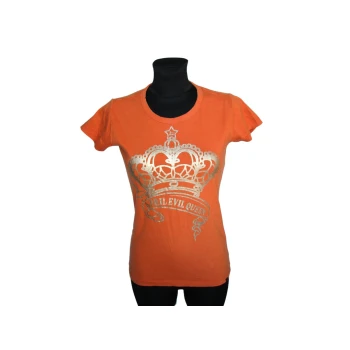 Женская оранжевая футболка APRIL EVIL, XXS