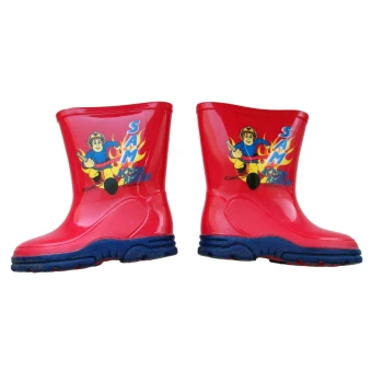 Детские красные резиновые сапоги 