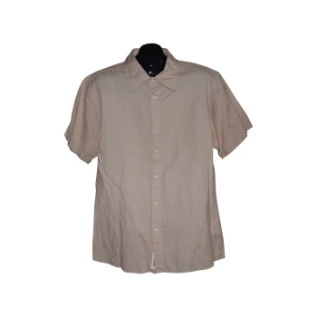 Мужская бежевая льняная рубашка SUTHERLAND, L