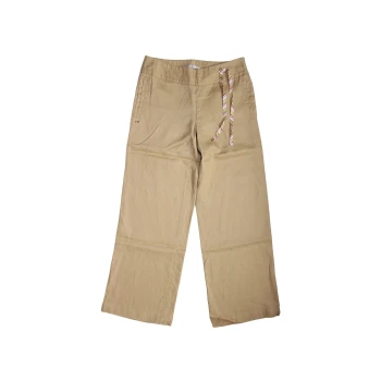 Женские бежевые льняные брюки TOMMY HILFIGER, XS