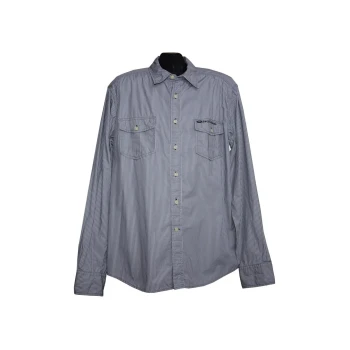 Мужская серая рубашка JACK & JONES, L