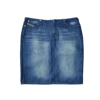 Женская джинсовая миди юбка DIESEL, L   
