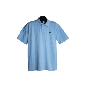 Мужское голубое поло LACOSTE, XL 