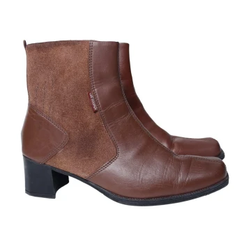 Женские коричневые кожаные ботинки LEE COOPER 37 размер