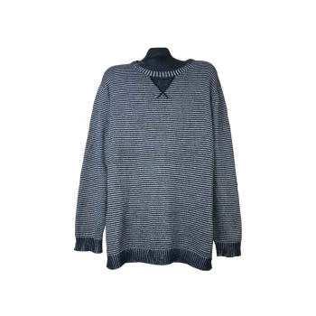 Мужской серый свитер в полоску ESPRIT, XL