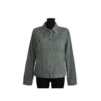 Женская зеленая вельветовая куртка EDDIE BAUER, М