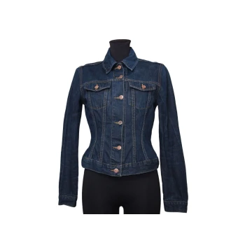 Женская синяя джинсовая куртка WAREHOUSE, S