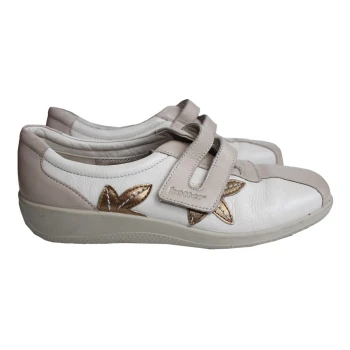 Женские бежевые кожаные туфли HOTTER 36 размер     