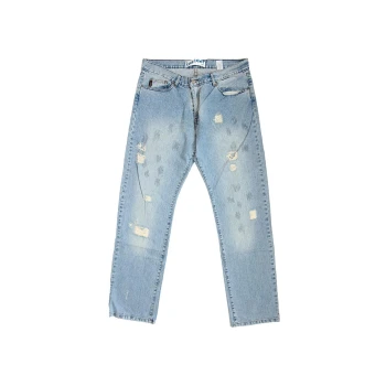 Джинсы рваные голубые мужские MOTO W 36 L 36