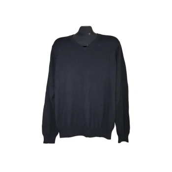 Мужской черный пуловер BLUE HARBOUR MARKS & SPENCER, L
