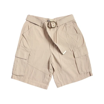 Женские бежевые шорты с поясом B.BOCELLI CARGO, XS